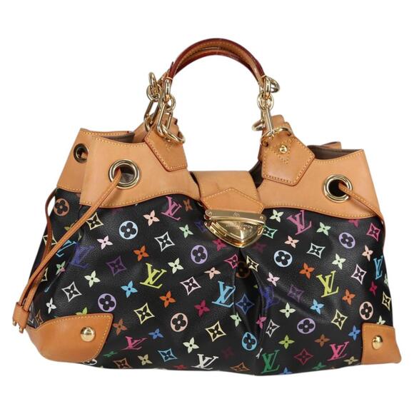 LOUIS VUITTON Monogram Multicolor Ursula Tote Bag Black M40124 - Picture 1 of 16